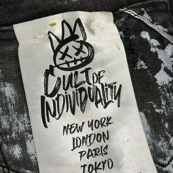 CULT OF INDIVIDUALITY ROCKER SLIM DENIM (SILVER STREAK) Size 31X33 - Picture 14 of 14